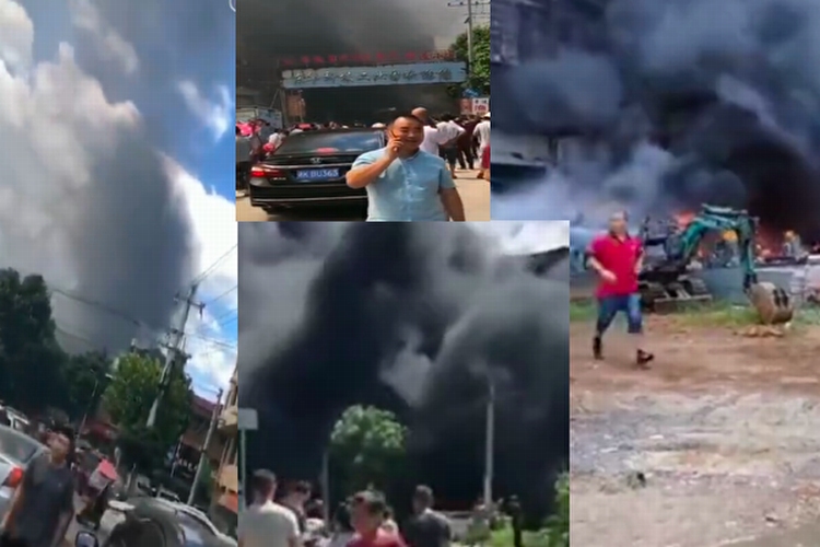 湖南省娄底市双峰县永丰街道临街门面一物流中转门店发生火灾。.png 湖南省娄底市双峰县永丰街道临街门面一物流中转门店发生火灾。.png