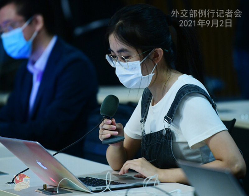 记者在招待会上提问关于“加方一直声称中方逮捕康明凯、迈克尔是对孟晚舟被捕的报复相关情况。”.png 记者在招待会上提问关于“加方一直声称中方逮捕康明凯、迈克尔是对孟晚舟被捕的报复相关情况。”.png