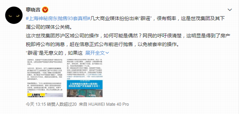 #上海神秘房东抛售93套真相# 微博@宁晓言.png #上海神秘房东抛售93套真相# 微博@宁晓言.png