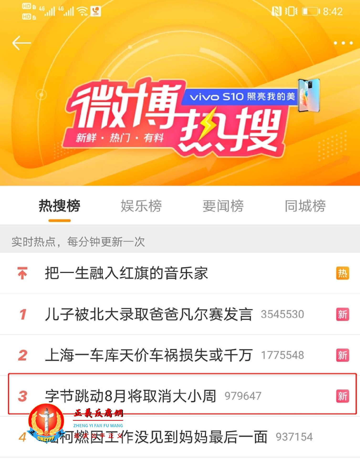 关于字节跳动将取消大小周的消息在网络引发热烈讨论,并迅速冲上微博热搜。.png 关于字节跳动将取消大小周的消息在网络引发热烈讨论,并迅速冲上微博热搜。.png