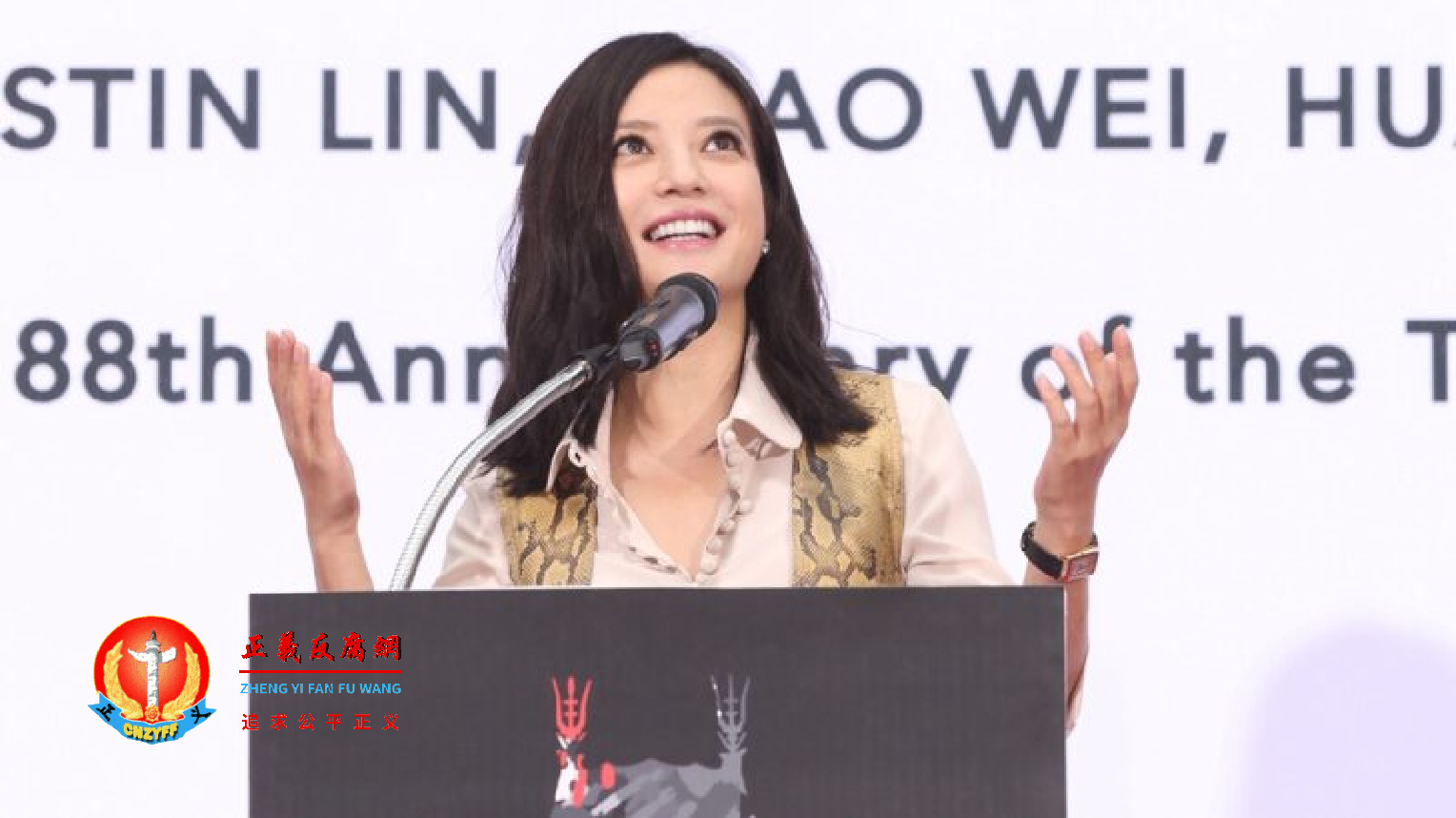 2015年6月3日,赵薇在好莱坞的一次活动中发言。.png 2015年6月3日,赵薇在好莱坞的一次活动中发言。.png