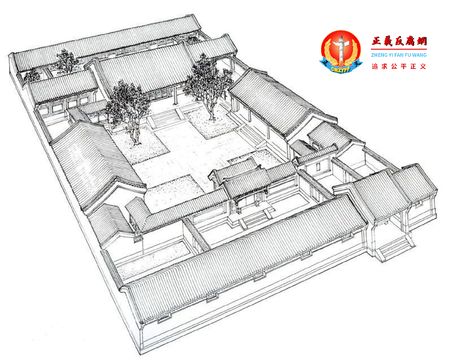 北京四合院建筑草图.png 北京四合院建筑草图.png