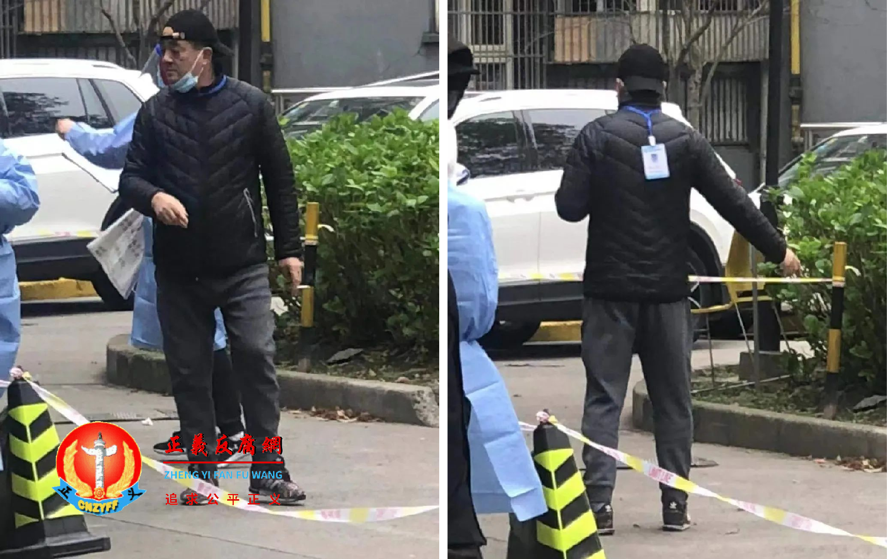 “网红书记”倪桂宝在工作期间不戴口罩、抽烟、工作识别证倒挂。.png “网红书记”倪桂宝在工作期间不戴口罩、抽烟、工作识别证倒挂。.png