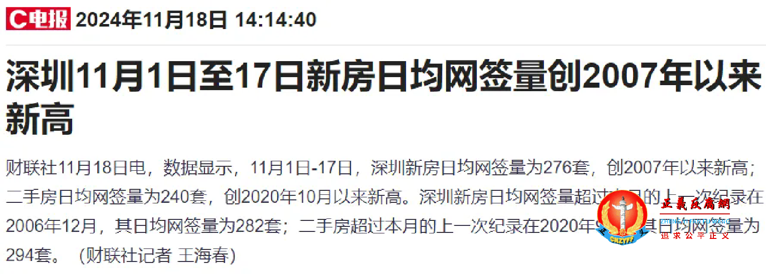 深圳11月1日至17日新房日均网签量创2007年以来新高.png 深圳11月1日至17日新房日均网签量创2007年以来新高.png